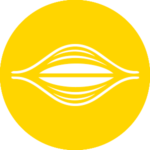 Icona muscoli gialla